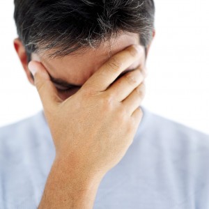 Young Man with His Hand on His Forehead