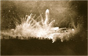 WW1 explosion